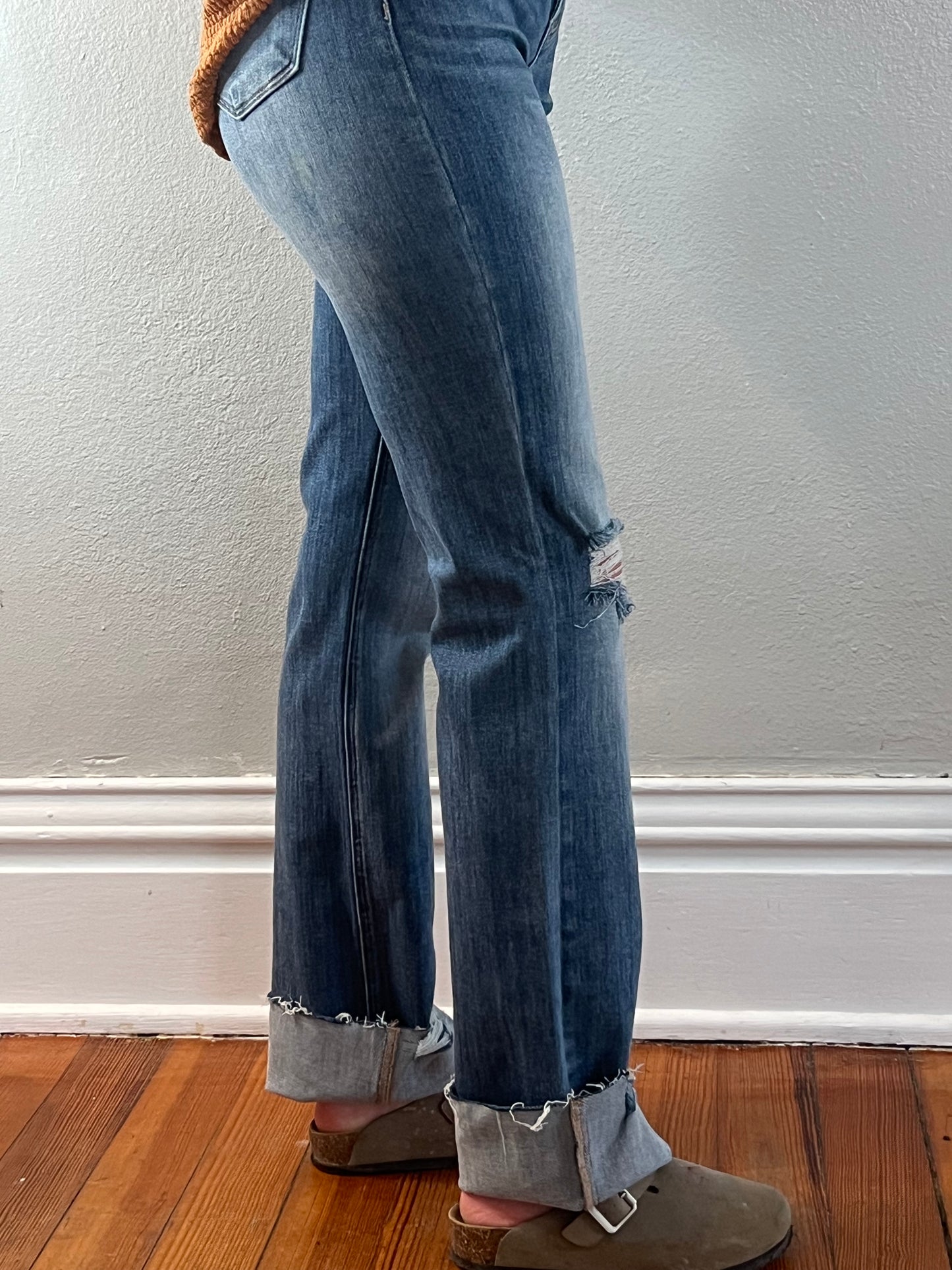 Terri High Rise Straight Jean I Risen