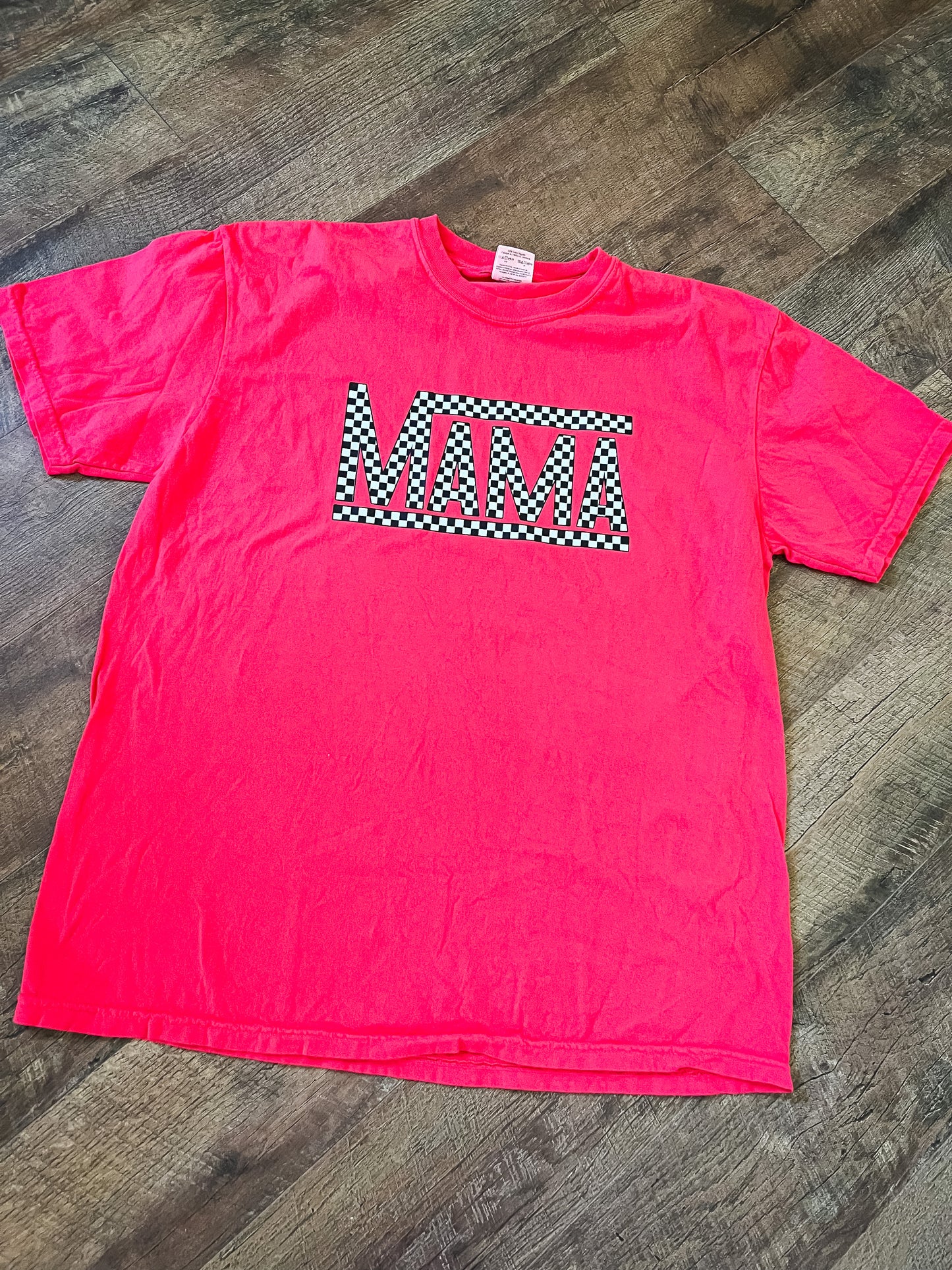 Checkered Mama Graphic Tee