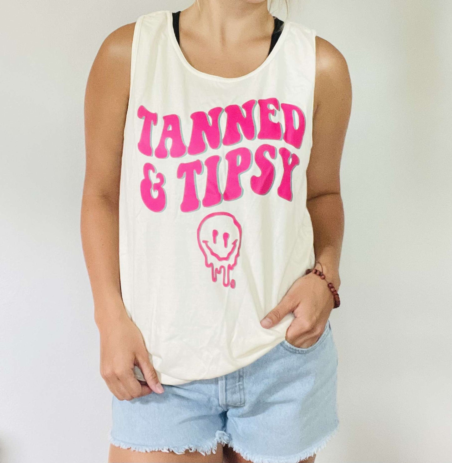 Tanned & Tipsy Graphic Tank